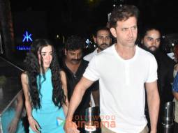 Photos: Hrithik Roshan and Saba Azad snapped at Hakkasan in Bandra