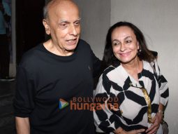 Photos: Mahesh Bhatt, Soni Razdan and Taha Shah Badussha snapped at PVR, Juhu