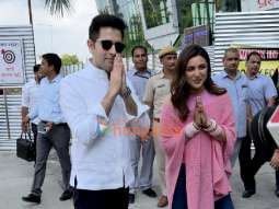 Photos: Parineeti Chopra and Raghav Chadha snapped at Udaipur Airport