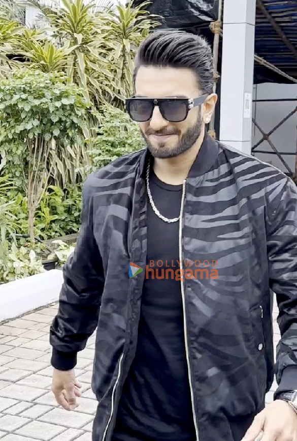 Ranveer Singh Faux Leather Jacket For Men - Black