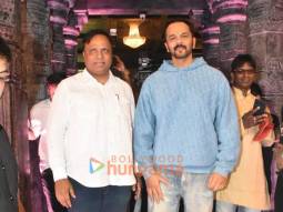 Photos: Rohit Shetty snapped at Ashish Shelar’s house for Ganpati darshan
