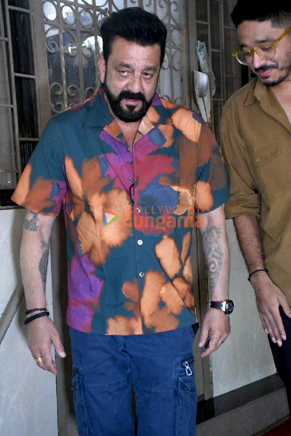photos sanjay dutt snapped at a dubbing studio 1