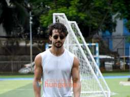 Photos: Tiger Shroff, Ibrahim Ali Khan, Ahan Shetty and Jim Sarbh snapped during a football match
