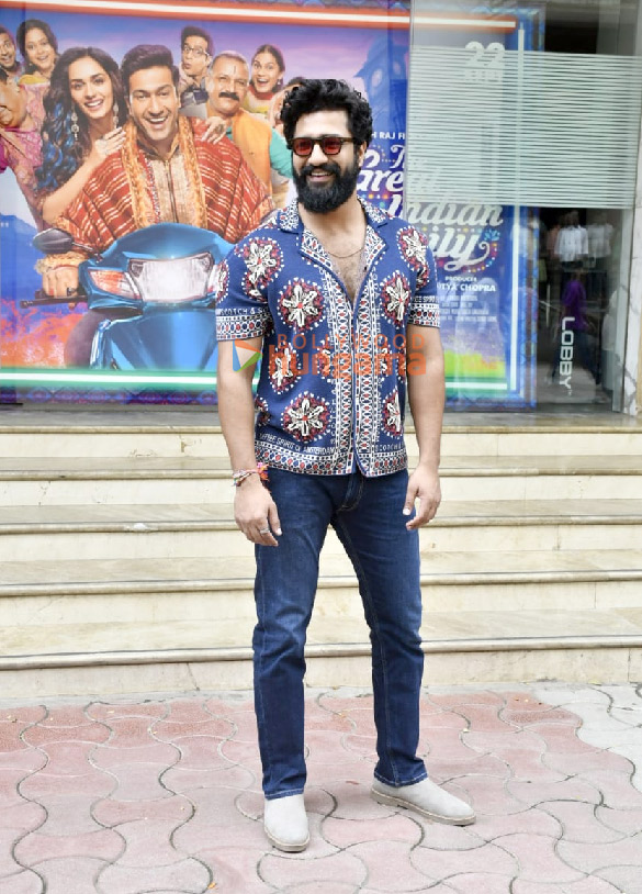 photos vicky kaushal snapped at the trailer launch of his film the great indian family 1