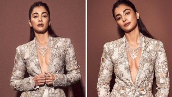 Pooja Hegde makes a stunning statement in a silver outfit from Anamika Khanna at Lokmat Awards