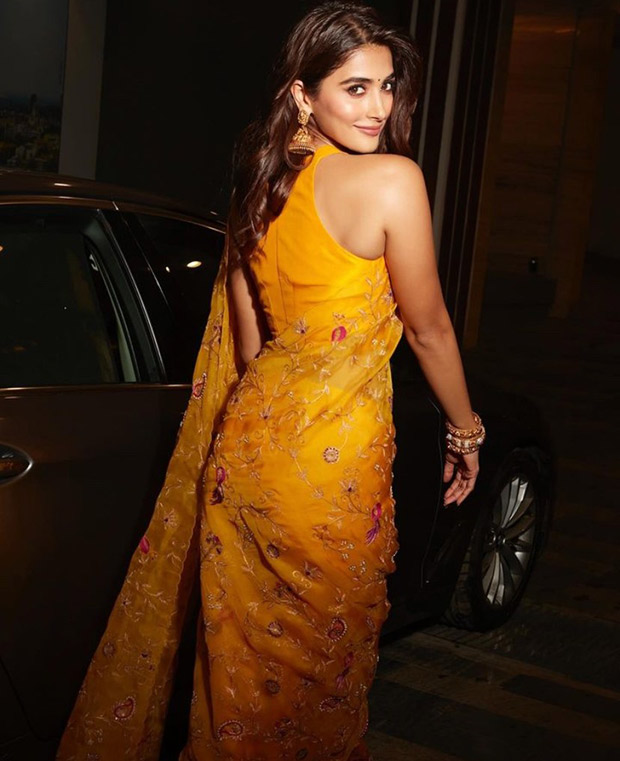 Pooja Hegde's dazzling yellow saree is the perfect addition to elevate your daytime festive season look
