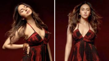 Rakul Preet Singh is bold & beautiful in stunning red & black maxi dress worth Rs.42,500