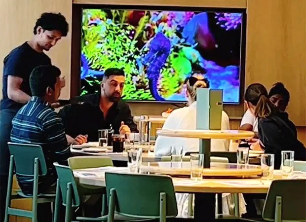 Ranbir Kapoor rocks a new look on New York trip with Alia Bhatt; glimpse into their casual dining experience goes viral