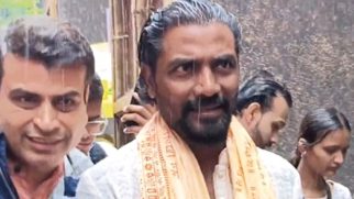 Remo D’Souza gets clicked with wife at Lalbaug as he seeks blessings