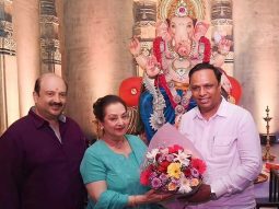 Saira Banu visits Bandra Ganpati Pandal, calls it an “Enchanting experience”