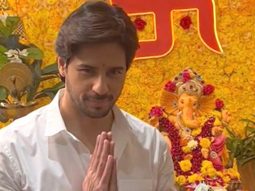 Sidharth Malhotra gets clicked at Tseries office for Ganpati Darshan