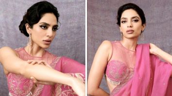 Sobhita Dhulipala looks every bit of an ethnic diva in pink embellished saree