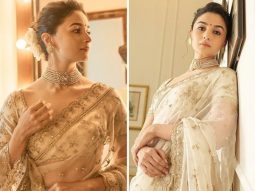 Alia Bhatt graces the National Awards in her wedding saree, accentuated by a chic French Twist bun