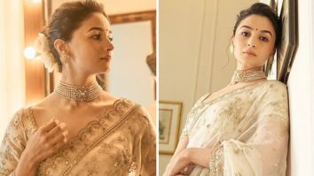 Alia Bhatt graces the National Awards in her wedding saree, accentuated by a chic French Twist bun