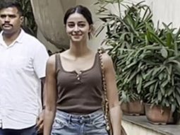 Ananya Panday smiles as she gets clicked by paps