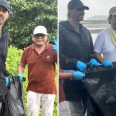 Arjun Rampal takes the lead in Swachh Bharat Abhiyan – Miramar Beach Clean-Up; see post