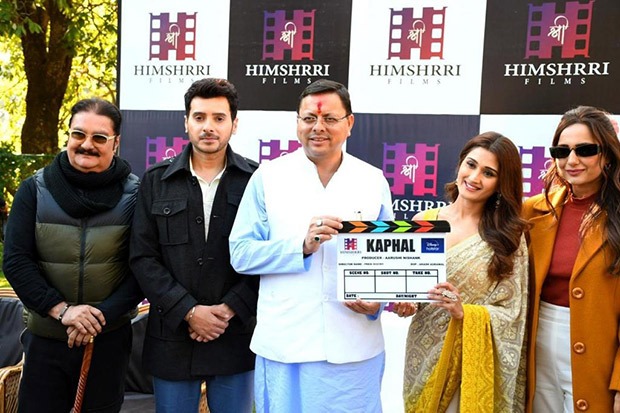 Uttarakhand Chief Minister Pushkar Singh Dhami visits sets of Arushi Nishank’s web series Kaphal : Bollywood News – Bollywood Hungama