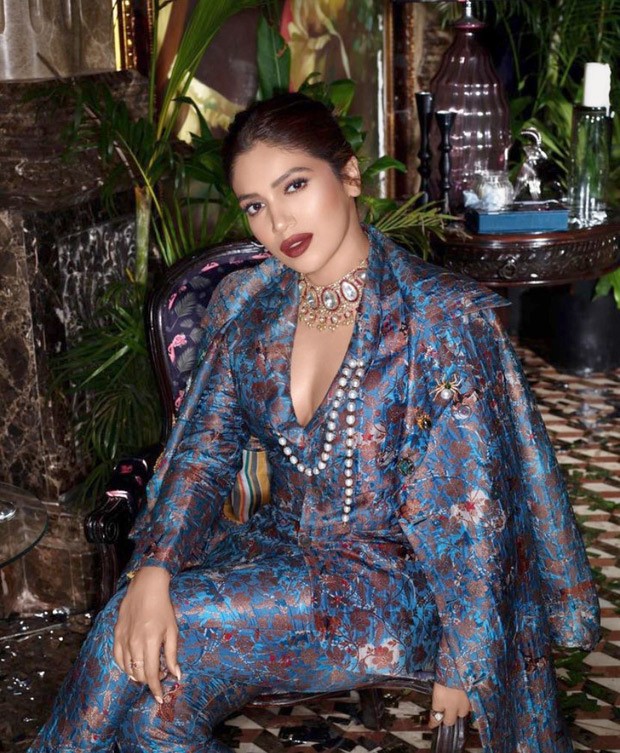 Bhumi Pednekar exudes power and elegance in a floral pantsuit, setting a stylish statement