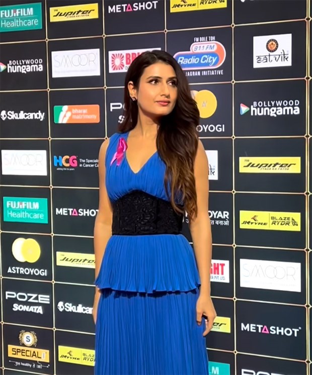 Bollywood Hungama India Entertainment Awards: Fatima Sana Sheikh stuns in a chic blue co-ord set on day 1, and exudes grace in a vibrant pink saree on day 2