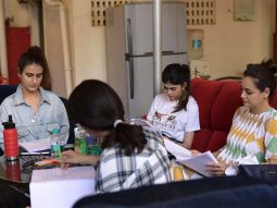 Fatima Sana Shaikh shares UNSEEN pictures from the sets of Dhak Dhak, featuring co-stars Sanjana Sanghi, Dia Mirza