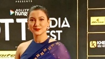 Gauahar Khan arrives in a mesmerizing blue saree at the OTT India Fest Gauahar Khan arrives in a mesmerizing blue saree at the OTT India Fest