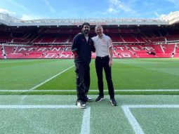 Harsh Varrdhan Kapoor turns fanboy as he encounters football legend Dennis Irwin at Old Trafford