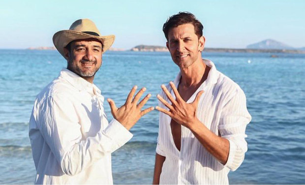 Hrithik Roshan shares a photo with Siddharth Anand from Fighter set in Italy as he celebrates 9 years of Bang Bang and 4 years of War: “We're set to soar the blue skies”