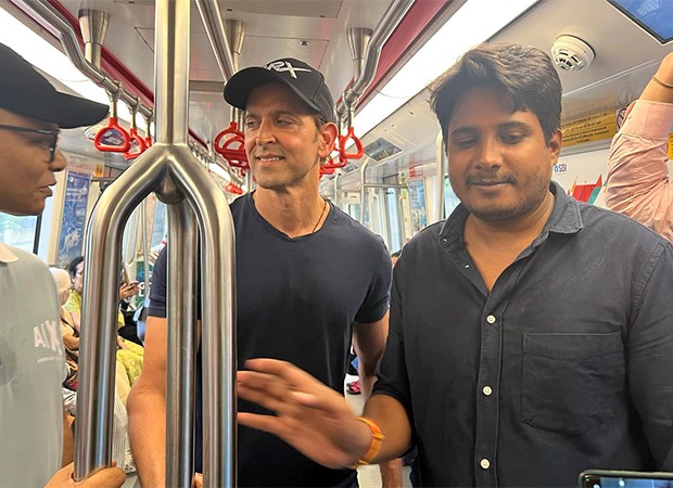 Hrithik Roshan takes the metro to work; says, "Saved my back for the action shoot I’m going for"