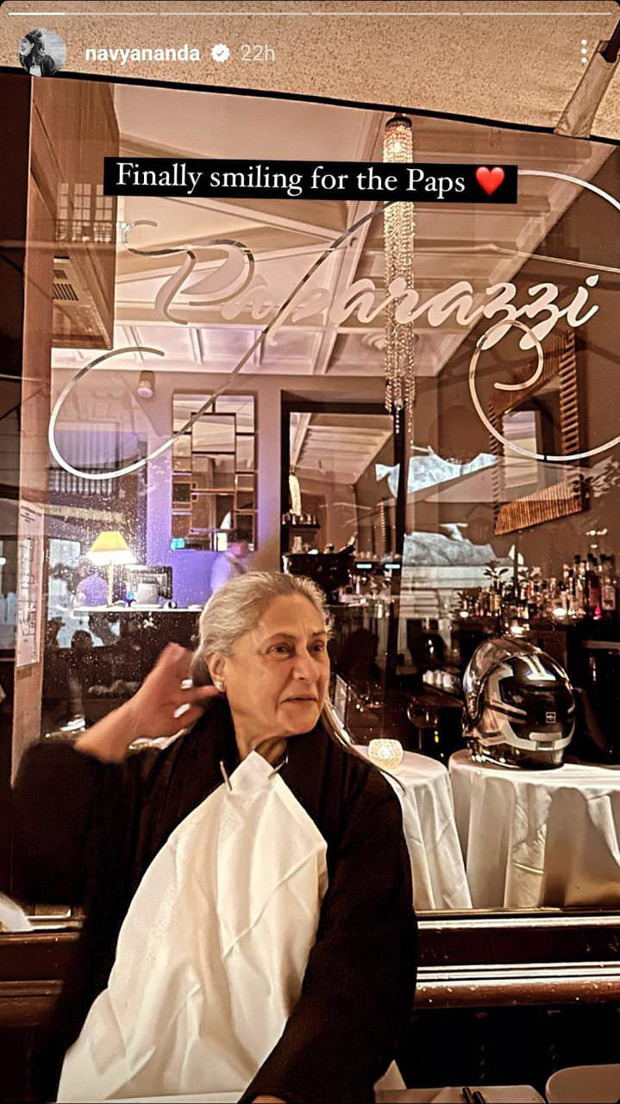 Navya Naveli Nanda shares heartwarming picture of grandma Jaya Bachchan at paparazzi salon; see pic