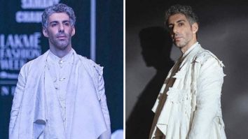 Jim Sarbh steals the spotlight as the showstopper for Samant Chauhan in monotone outfit at Lakme Fashion Week