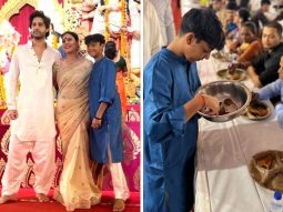 Kajol’s son Yug and nephew Aaman Devgan share a heartfelt moment serving bhog; see post