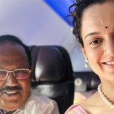 Kangana Ranaut aka Tejas Gill met Honorable National Security Advisor of India Ajit Doval during the promotion of Tejas
