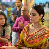 As Navaratri 2023 begins, Kangana Ranaut joins the celebration in Ahmedabad to promote Tejas