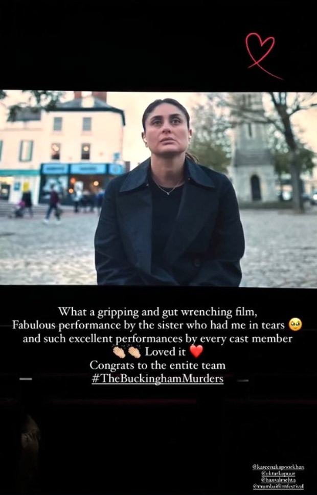 Karisma Kapoor reviews Kareena Kapoor Khan starrer The Buckingham Murders and here’s what she has to say! 