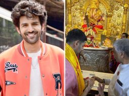 Kartik Aaryan visits Dagdusheth Halwai Ganesh temple in Pune; see photos