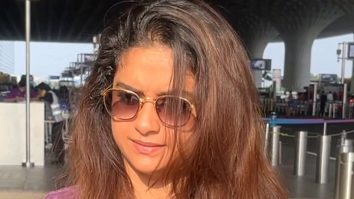 Keerthy Suresh smiles for paps as she gets clicked at the airport