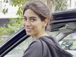 Khushi Kapoor smiles as paps appreciate her song from Archies