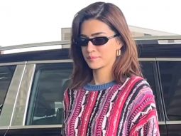 Kriti Sanon greets paps as she gets clicked at the airport