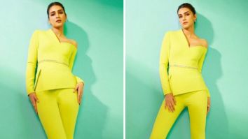 Kriti Sanon slays in a neon top and flared pants, setting the fashion bar sky high