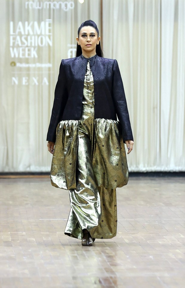 Lakme Fashion Week 2023: Saba Azad, Kalki Koechlin and Karisma Kapoor set the ramp on fire at Glitterati x Raw Mango show