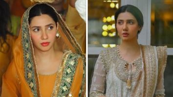 Mahira Khan beams with joy during her Mayoon ceremony, adorned in a vibrant orange Anarkali outfit