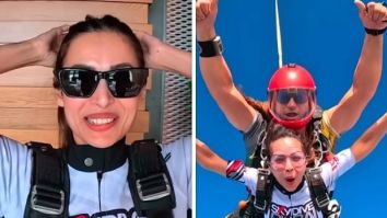 Malaika Arora shares her adventurous birthday skydiving experience; see post