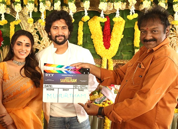 Nani starrer Saripodhaa Sanivaaram begins with an auspicious pooja ceremony; see pics