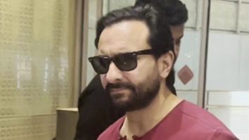 Paps capture Saif Ali Khan as he arrives at the airport