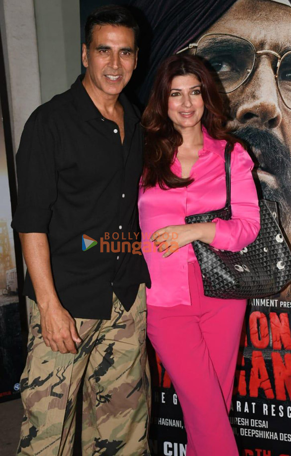 Photos: Akshay Kumar, Twinkle Khanna and others grace the special screening of Mission Raniganj