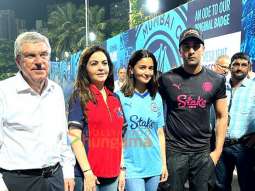 Photos: Alia Bhatt, Ranbir Kapoor and Nita Ambani snapped at the Indian Super League in Mumbai