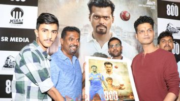 Photos: Cricketer Muttiah Muralitharan promotes his biopic film 800 at the recently acquired Miraj Cinemas at TGIP Mall Noida