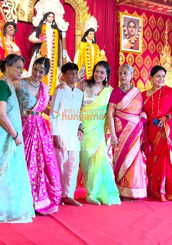 photos kajol jaya bachchan tanishaa mukerji and others at durga puja celebrations 1