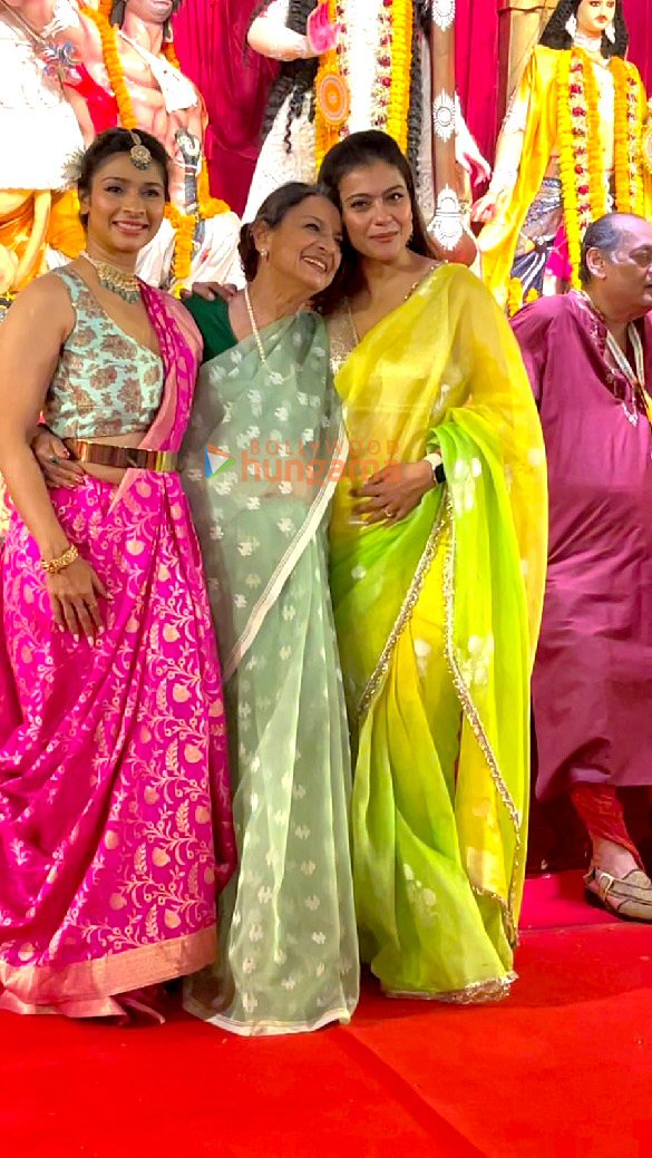 photos kajol jaya bachchan tanishaa mukerji and others at durga puja celebrations 2
