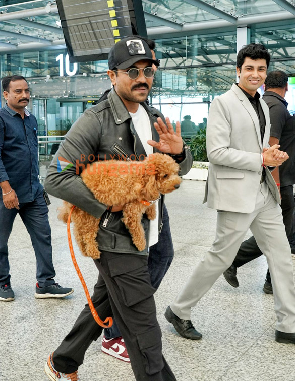 Photos: Ram Charan, Upasana Kamineni and Arjun Kapoor snapped at the airport